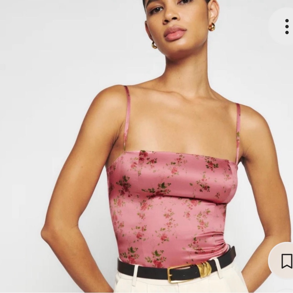 ISO- In search of Reformation Overland Silk Top in Amaranth size s or size 2!